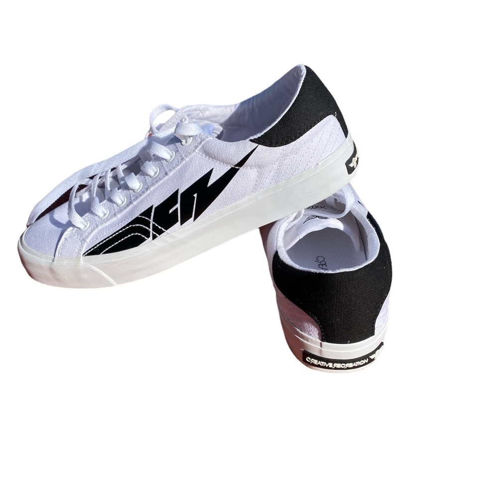 Creative Recreation - Men White and Black Sneakers Size 9.5